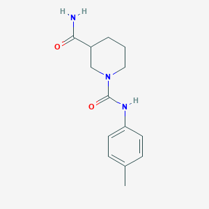 molecular formula C14H19N3O2 B4220994 1-N-(4-methylphenyl)piperidine-1,3-dicarboxamide 