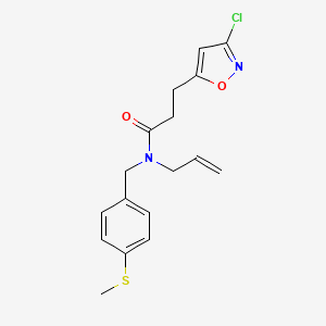 N-allyl-3-(3-chloroisoxazol-5-yl)-N-[4-(methylthio)benzyl]propanamide