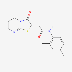 N-(2,4-dimethylphenyl)-2-(3-oxo-2,3,6,7-tetrahydro-5H-[1,3]thiazolo[3,2-a]pyrimidin-2-yl)acetamide