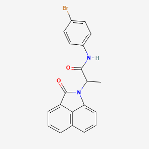 N-(4-bromophenyl)-2-(2-oxobenzo[cd]indol-1(2H)-yl)propanamide