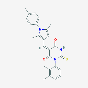 5-{[2,5-dimethyl-1-(4-methylphenyl)-1H-pyrrol-3-yl]methylene}-1-(2,3-dimethylphenyl)-2-thioxodihydro-4,6(1H,5H)-pyrimidinedione