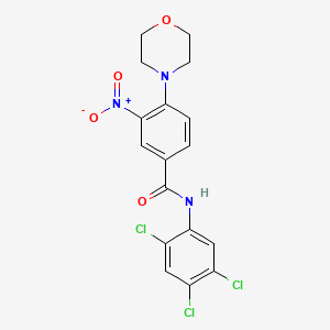 4-(4-morpholinyl)-3-nitro-N-(2,4,5-trichlorophenyl)benzamide