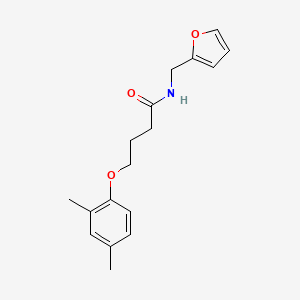 molecular formula C17H21NO3 B4221641 4-(2,4-dimethylphenoxy)-N-(2-furylmethyl)butanamide 