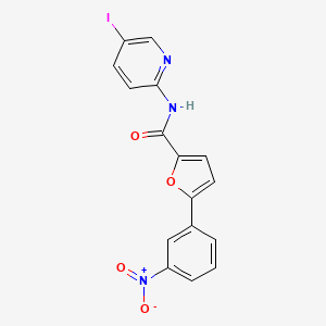 N-(5-iodopyridin-2-yl)-5-(3-nitrophenyl)furan-2-carboxamide