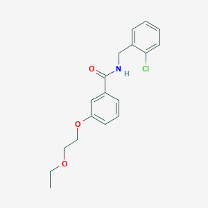 N-(2-chlorobenzyl)-3-(2-ethoxyethoxy)benzamide