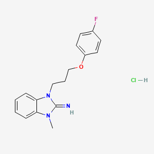 1-[3-(4-fluorophenoxy)propyl]-3-methyl-1,3-dihydro-2H-benzimidazol-2-imine hydrochloride