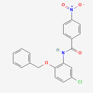 N-[2-(benzyloxy)-5-chlorophenyl]-4-nitrobenzamide