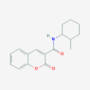 molecular formula C17H19NO3 B422190 N-(2-methylcyclohexyl)-2-oxo-2H-chromene-3-carboxamide 
