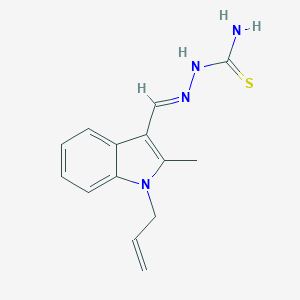 molecular formula C14H16N4S B422193 1-allyl-2-methyl-1H-indole-3-carbaldehyde thiosemicarbazone 
