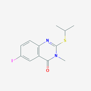 6-iodo-2-(isopropylthio)-3-methyl-4(3H)-quinazolinone