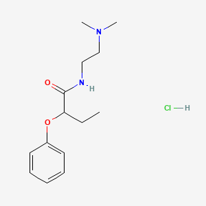 N-[2-(dimethylamino)ethyl]-2-phenoxybutanamide;hydrochloride