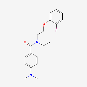 4-(dimethylamino)-N-ethyl-N-[2-(2-fluorophenoxy)ethyl]benzamide