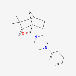 (3,3-Dimethyl-2-methylidene-1-bicyclo[2.2.1]heptanyl)-(4-phenylpiperazin-1-yl)methanone