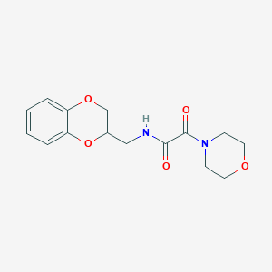 N-(2,3-dihydro-1,4-benzodioxin-2-ylmethyl)-2-(morpholin-4-yl)-2-oxoacetamide