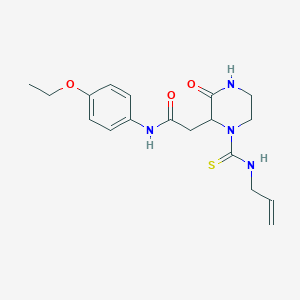 2-{1-[(allylamino)carbonothioyl]-3-oxo-2-piperazinyl}-N-(4-ethoxyphenyl)acetamide