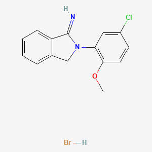 2-(5-chloro-2-methoxyphenyl)-1-isoindoliniminium bromide