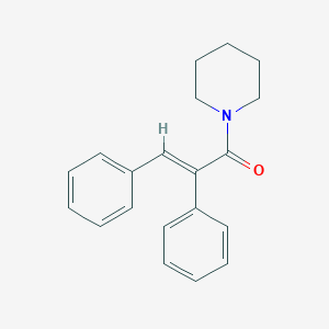 molecular formula C20H21NO B422278 1-(2,3-Diphenylacryloyl)piperidine 