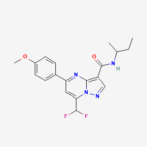 N-(sec-butyl)-7-(difluoromethyl)-5-(4-methoxyphenyl)pyrazolo[1,5-a]pyrimidine-3-carboxamide