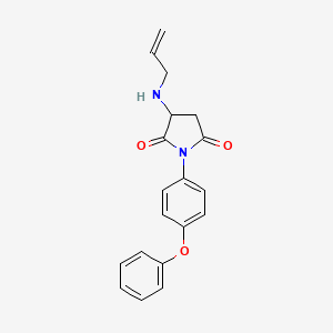 1-(4-Phenoxyphenyl)-3-[(prop-2-EN-1-YL)amino]pyrrolidine-2,5-dione