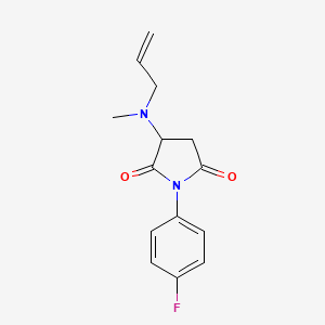 3-[allyl(methyl)amino]-1-(4-fluorophenyl)-2,5-pyrrolidinedione