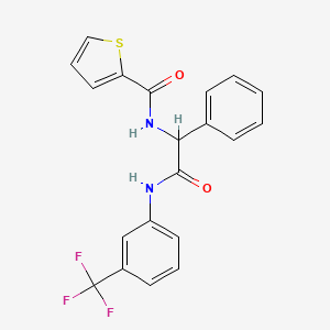 2-Thiophenecarboxamide, N-[2-oxo-1-phenyl-2-[[3-(trifluoromethyl)phenyl]amino]ethyl]-