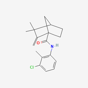 N-(3-chloro-2-methylphenyl)-3,3-dimethyl-2-methylenebicyclo[2.2.1]heptane-1-carboxamide