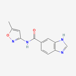 N-(5-methyl-3-isoxazolyl)-1H-benzimidazole-6-carboxamide