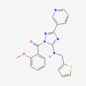 1-(2-methoxybenzoyl)-3-(3-pyridinyl)-N-(2-thienylmethyl)-1H-1,2,4-triazol-5-amine