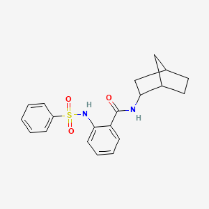 N-bicyclo[2.2.1]hept-2-yl-2-[(phenylsulfonyl)amino]benzamide