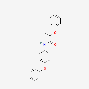 2-(4-methylphenoxy)-N-(4-phenoxyphenyl)propanamide