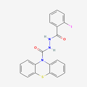 N'~10~-(2-IODOBENZOYL)-10H-PHENOTHIAZINE-10-CARBOHYDRAZIDE