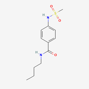 N-butyl-4-[(methylsulfonyl)amino]benzamide