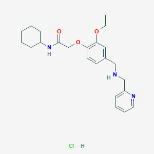 N-cyclohexyl-2-(2-ethoxy-4-{[(2-pyridinylmethyl)amino]methyl}phenoxy)acetamide hydrochloride