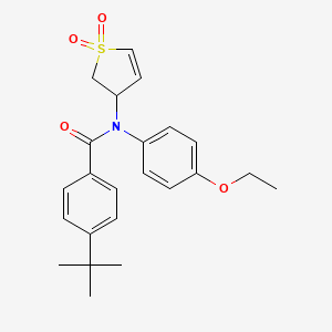 4-tert-butyl-N-(1,1-dioxido-2,3-dihydro-3-thienyl)-N-(4-ethoxyphenyl)benzamide