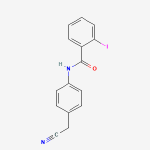 N-[4-(cyanomethyl)phenyl]-2-iodobenzamide