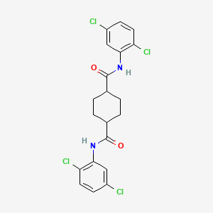 N,N'-bis(2,5-dichlorophenyl)-1,4-cyclohexanedicarboxamide