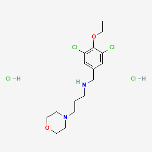 molecular formula C16H26Cl4N2O2 B4224046 N-(3,5-dichloro-4-ethoxybenzyl)-3-(4-morpholinyl)-1-propanamine dihydrochloride 