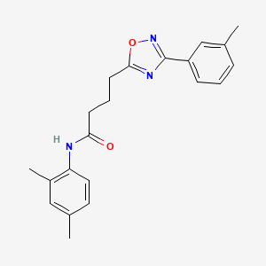 N-(2,4-dimethylphenyl)-4-[3-(3-methylphenyl)-1,2,4-oxadiazol-5-yl]butanamide