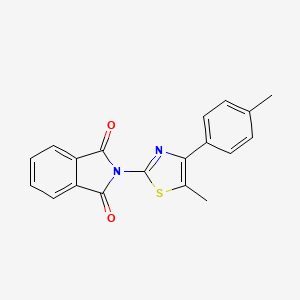 2-[5-methyl-4-(4-methylphenyl)-1,3-thiazol-2-yl]-1H-isoindole-1,3(2H)-dione