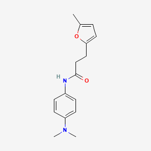 N-[4-(dimethylamino)phenyl]-3-(5-methyl-2-furyl)propanamide