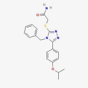 2-{[4-benzyl-5-(4-isopropoxyphenyl)-4H-1,2,4-triazol-3-yl]thio}acetamide