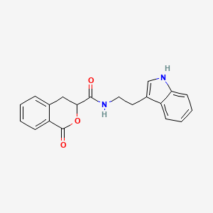 molecular formula C20H18N2O3 B4224279 N-[2-(1H-indol-3-yl)ethyl]-1-oxo-3,4-dihydro-1H-isochromene-3-carboxamide 