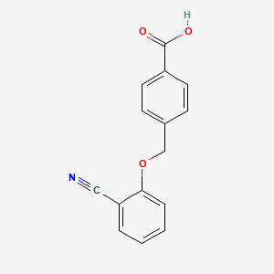 4-[(2-cyanophenoxy)methyl]benzoic acid