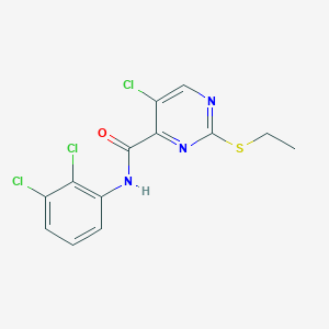 5-chloro-N-(2,3-dichlorophenyl)-2-(ethylsulfanyl)pyrimidine-4-carboxamide