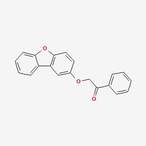 2-(dibenzo[b,d]furan-2-yloxy)-1-phenylethanone