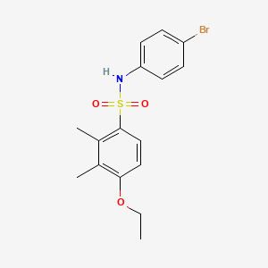 N-(4-bromophenyl)-4-ethoxy-2,3-dimethylbenzene-1-sulfonamide