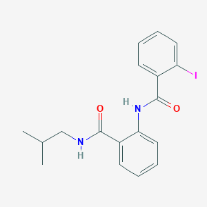 2-iodo-N-{2-[(isobutylamino)carbonyl]phenyl}benzamide