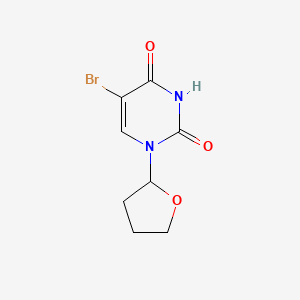 molecular formula C8H9BrN2O3 B4224692 5-bromo-1-(tetrahydro-2-furanyl)-2,4(1H,3H)-pyrimidinedione CAS No. 17902-25-9