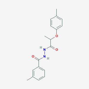 3-methyl-N'-[2-(4-methylphenoxy)propanoyl]benzohydrazide