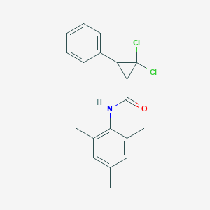 2,2-dichloro-N-mesityl-3-phenylcyclopropanecarboxamide